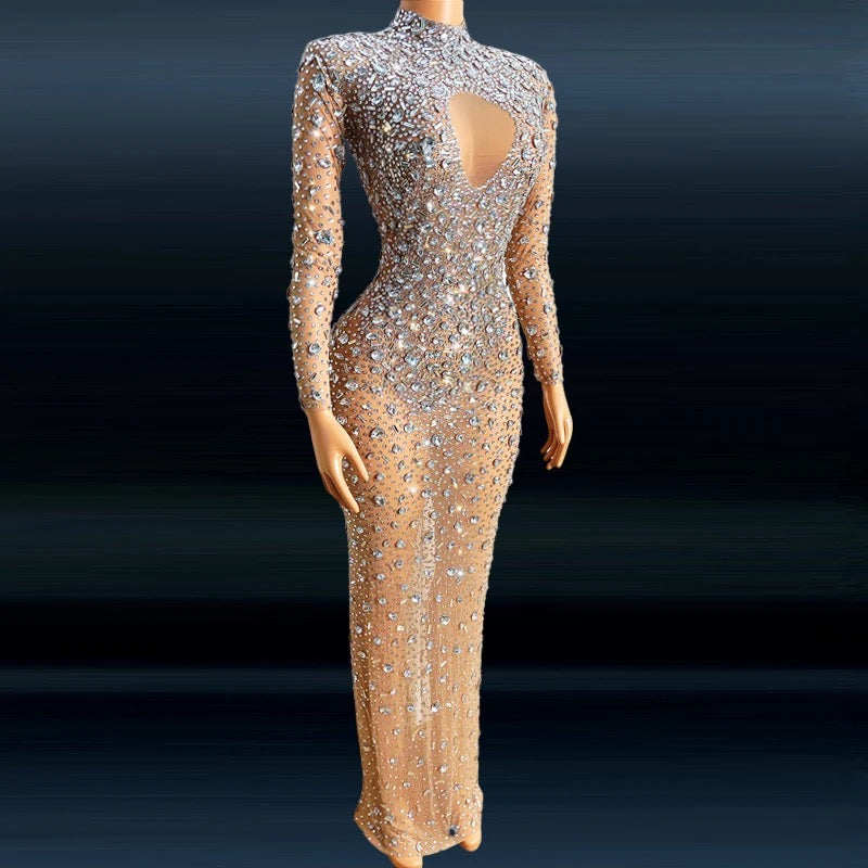 Sparking Ringtone Long Gown Dress