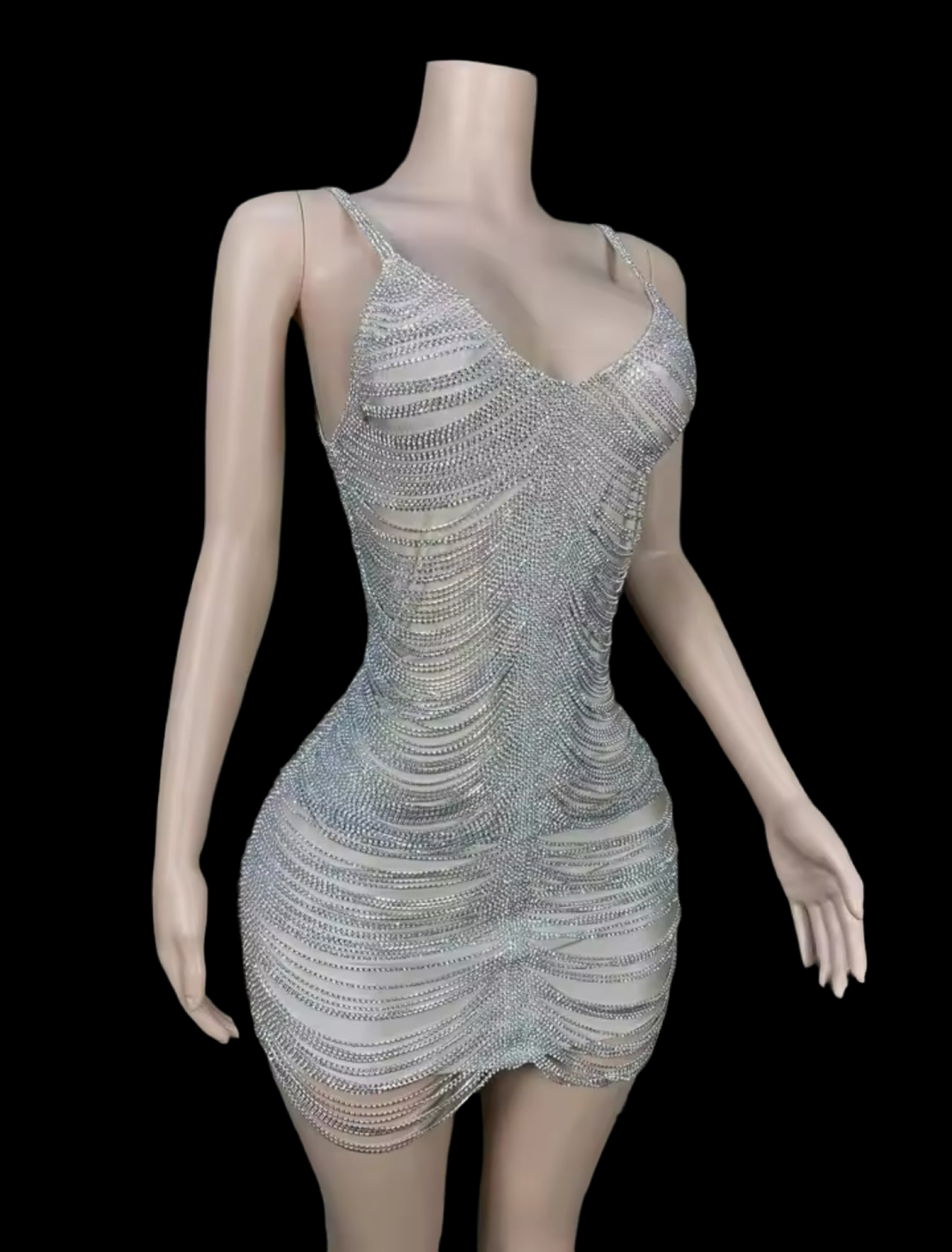Elizabeth silver dress