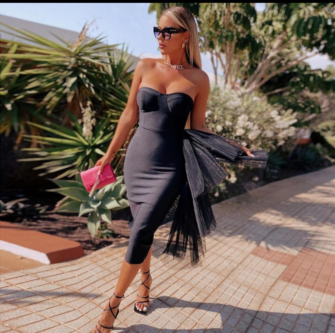 Strapless Bodycon dress