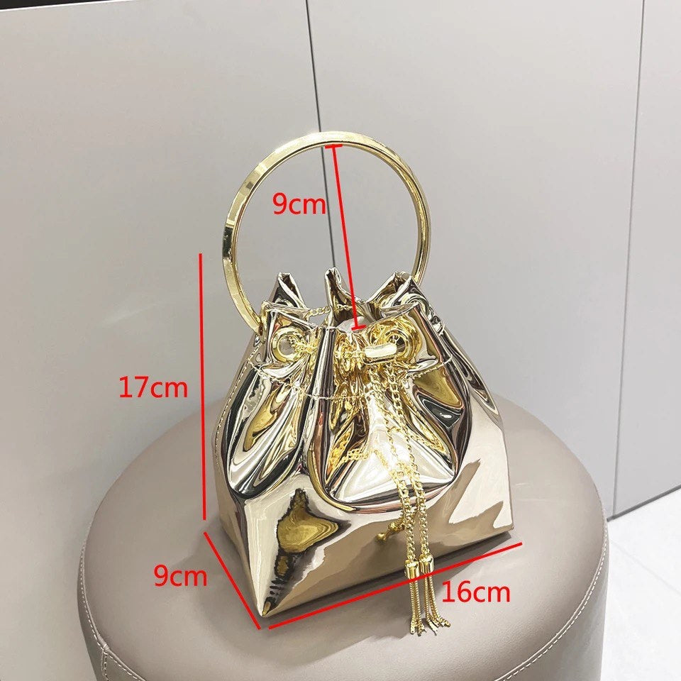 Gloss luxury clutch bag
