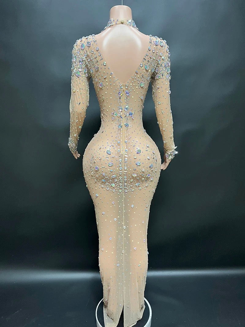 Sparking Ringtone Long Gown Dress