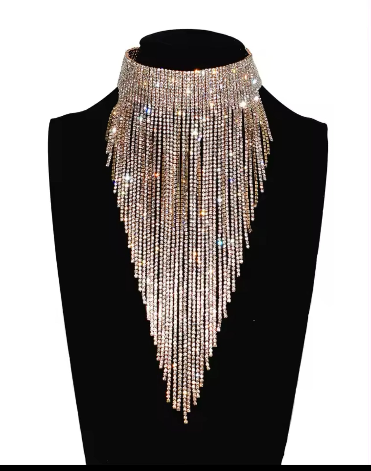 Stunning necklace gold & silver