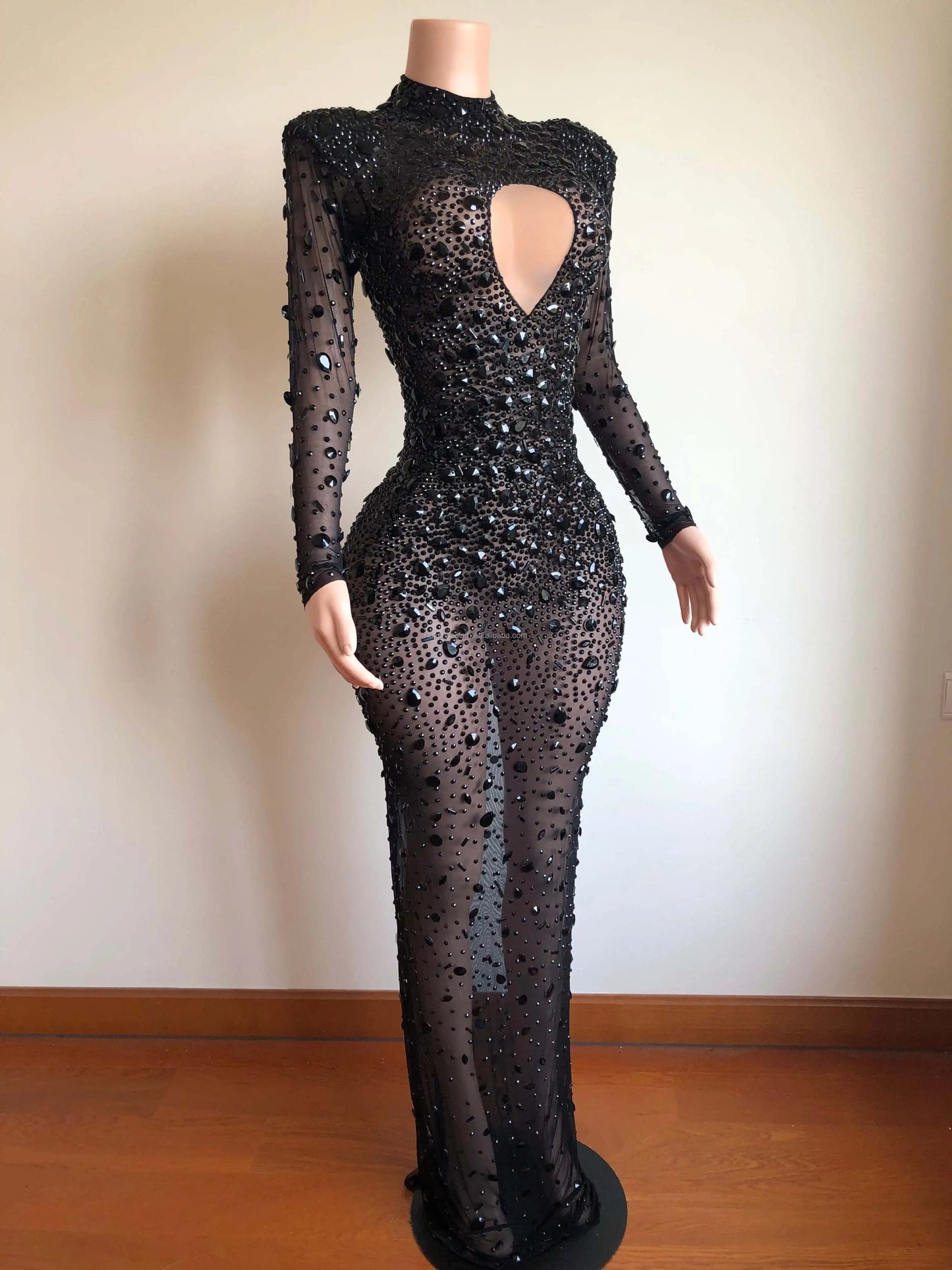 Dazzling Diamond Maxi Dress