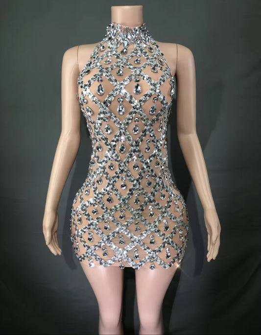 Samantha crystals dress