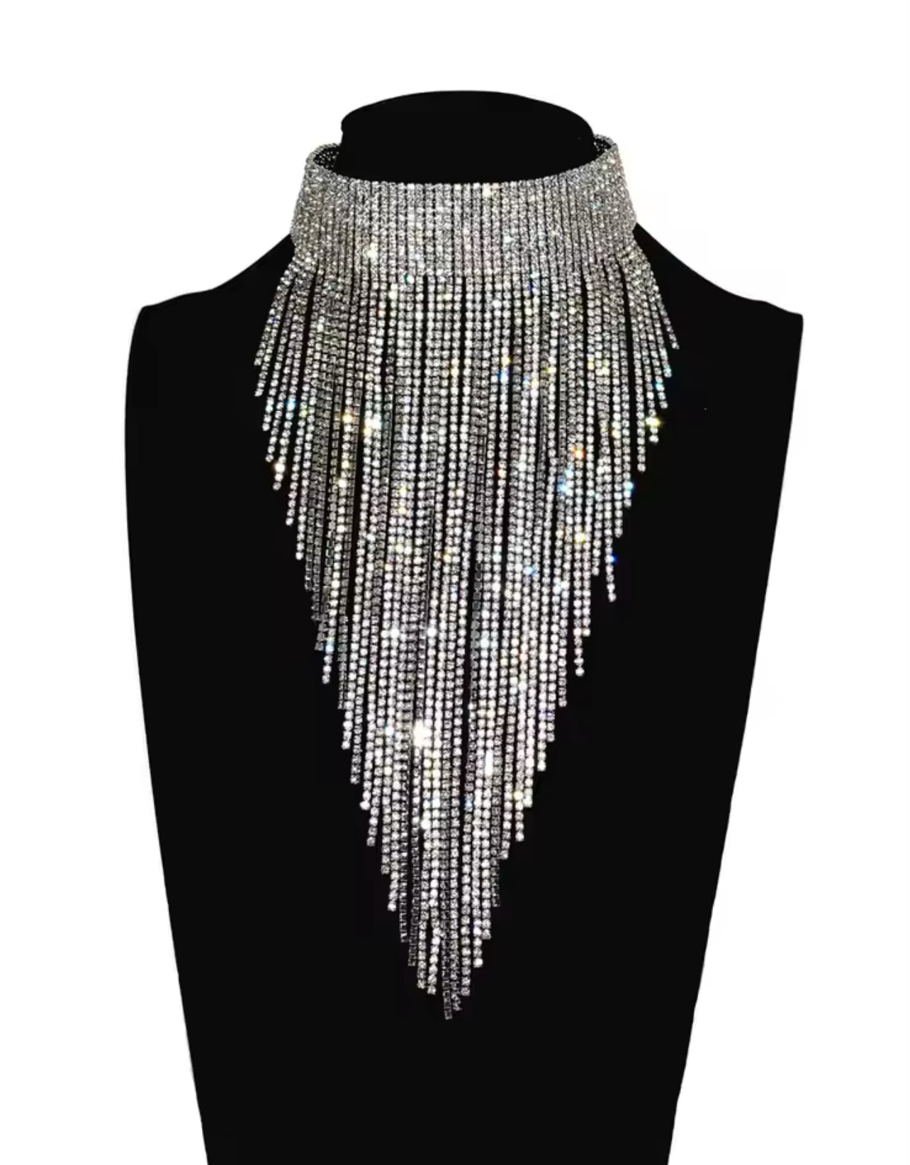 Stunning necklace gold & silver