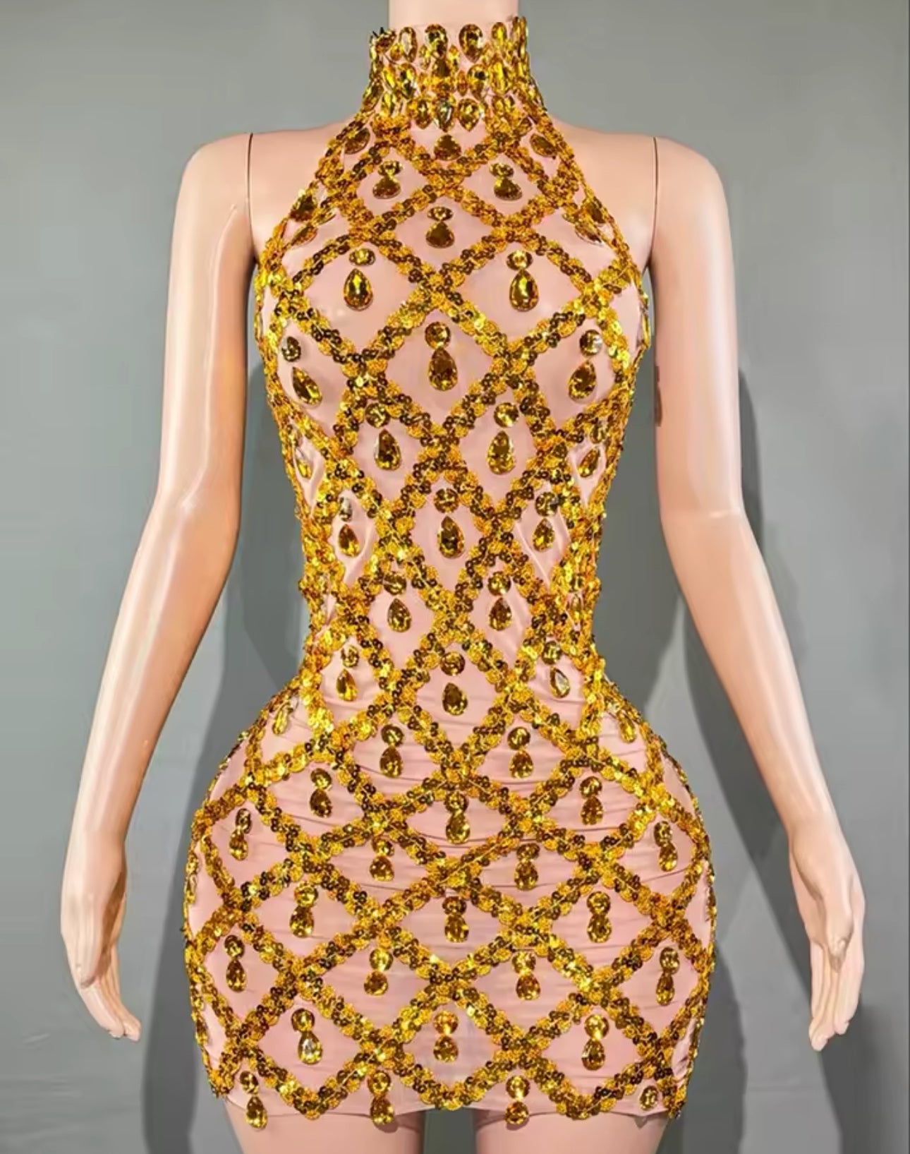 Samantha crystals dress