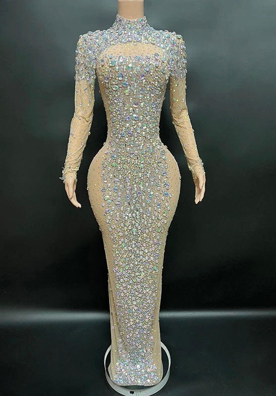 Sparking Ringtone Long Gown Dress